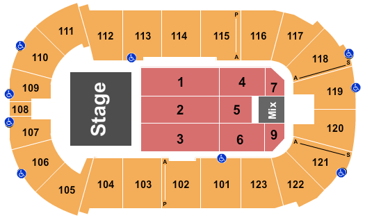 Payne Arena Seating Chart: Endstage 4