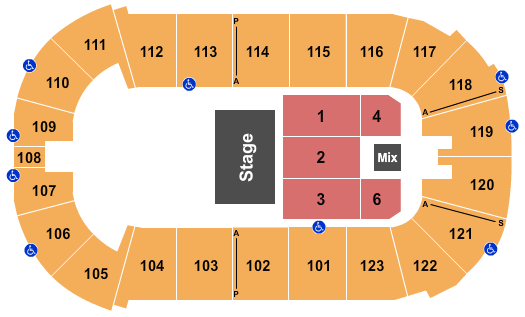 Payne Arena Seating Chart: George Lopez 2