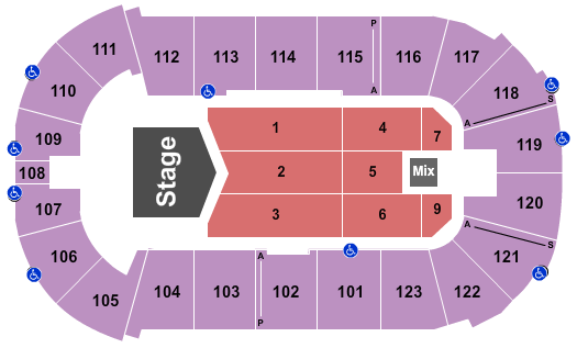 Payne Arena Seating Chart: Gloria Trevi