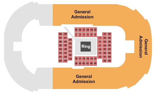 Payne Arena Seating Chart: MMA