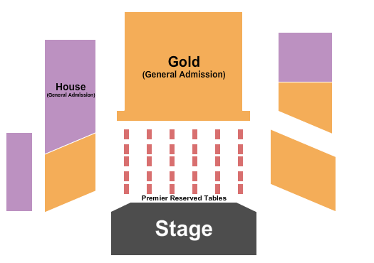 Payomet Performing Arts Center Seating Chart: Endstage - Premier Tables