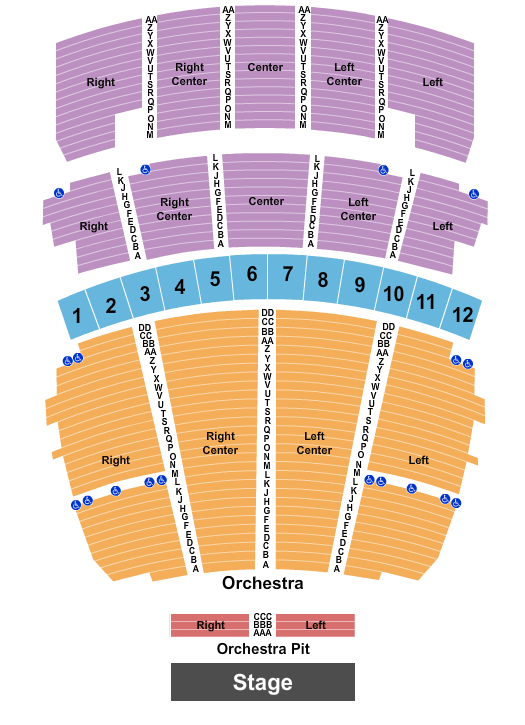 Stifel Theatre Seating Chart