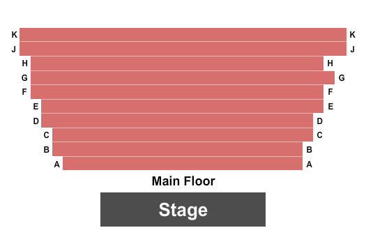 Peacock Performing Arts Center Seating Chart: Endstage