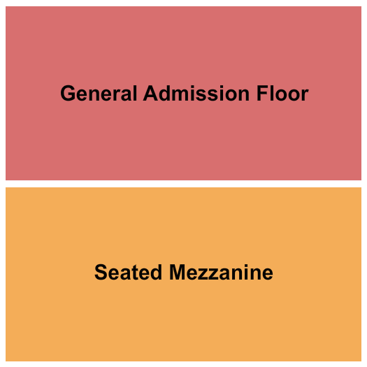 Pearl Street Warehouse Seating Chart: GA Floor/Mezz