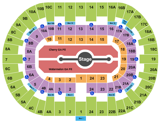 Pechanga Arena - San Diego Map