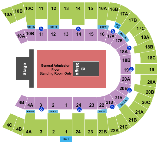 Dickies Arena Seating Chart