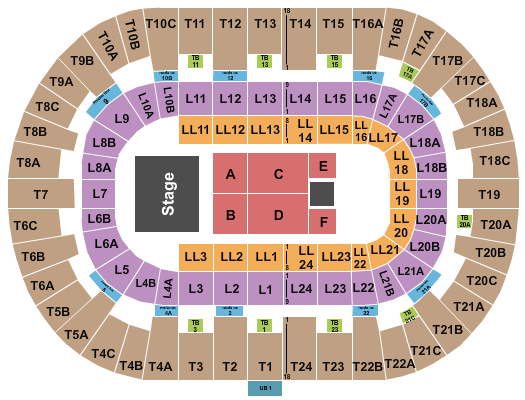Pechanga Arena - San Diego Seating Chart: Andrea Bocelli