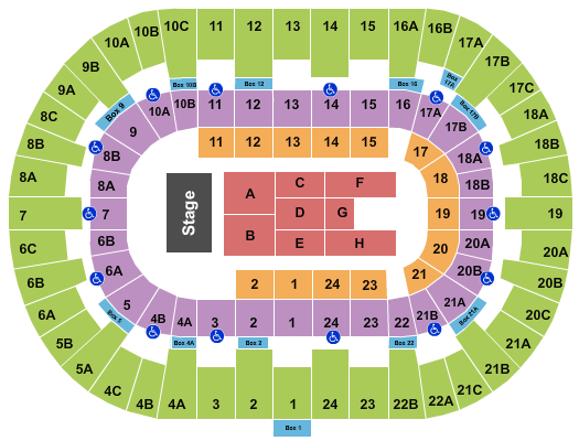 Pechanga Arena - San Diego Seating Chart: Carin Leon