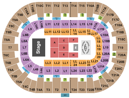 Pechanga Arena - San Diego Seating Chart: Carin Leon
