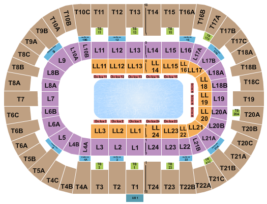 Pechanga Arena - San Diego Seating Chart: Disney On Ice 1