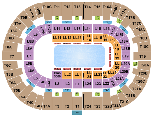 Pechanga Arena - San Diego Seating Chart: Disney On Ice 1