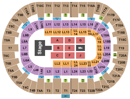 Pechanga Arena - San Diego Seating Chart: Don Omar