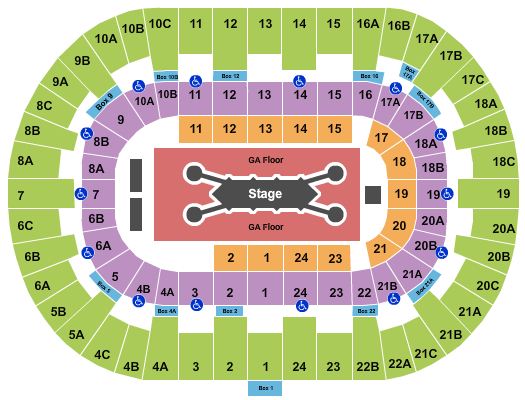 Pechanga Arena - San Diego Seating Chart: Feid