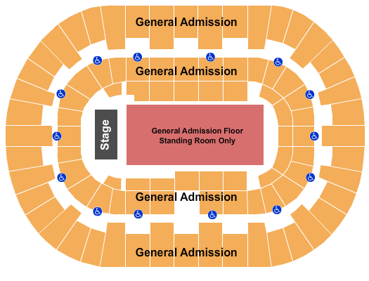 Memorial Coliseum Portland Oregon Seating Chart
