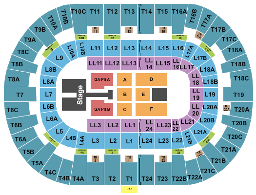 Pechanga Arena - San Diego Seating Chart: Kelsea Ballerini