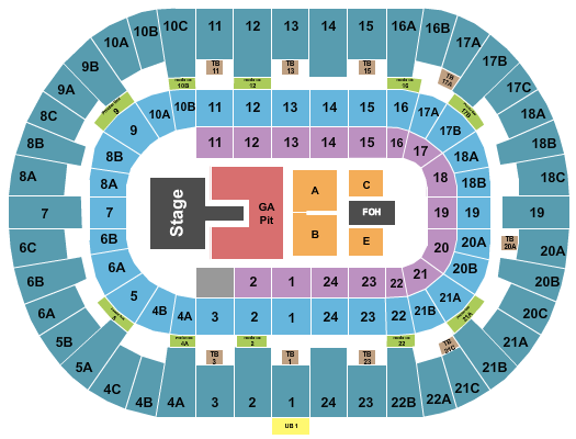 Pechanga Arena - San Diego Seating Chart: Laufey