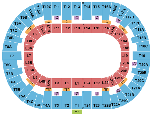 Pechanga Arena - San Diego Seating Chart: Performance Area