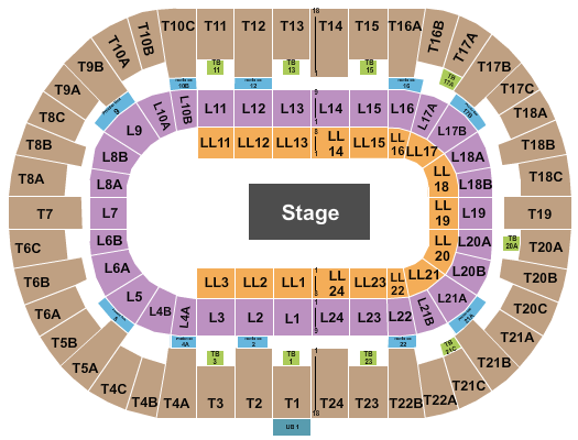 Pechanga Arena - San Diego Seating Chart: Ringling Bros.