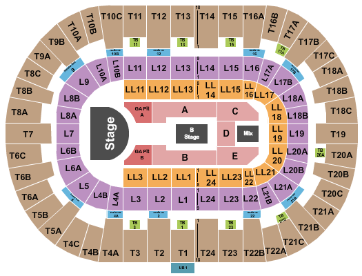 Pechanga Arena - San Diego Seating Chart: Rosalia