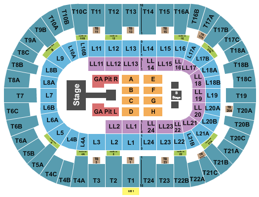Pechanga Arena - San Diego Seating Chart: Sombr