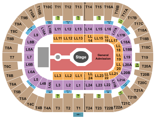 Pechanga Arena - San Diego Seating Chart: Tame Impala