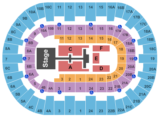 Disney On Ice Denver Coliseum Seating Chart