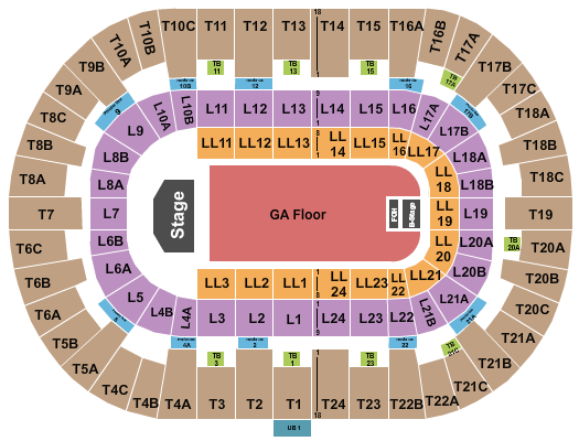 Pechanga Arena - San Diego Seating Chart: Tyler The Creator