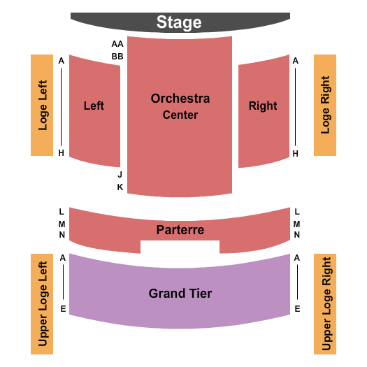 Peebles Theatre Seating Chart