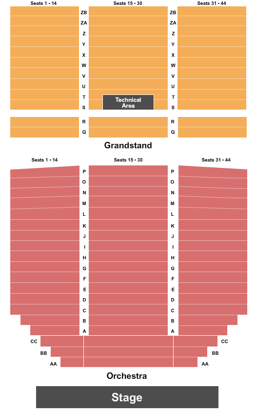 Pend Oreille Pavilion At Northern Quest Resort & Casino Seating Chart: End Stage