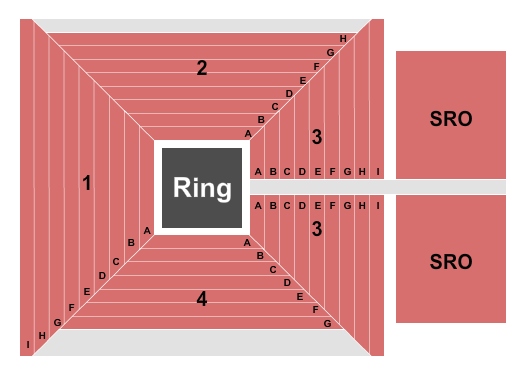 Pend Oreille Pavilion At Northern Quest Resort & Casino Seating Chart: Wrestling