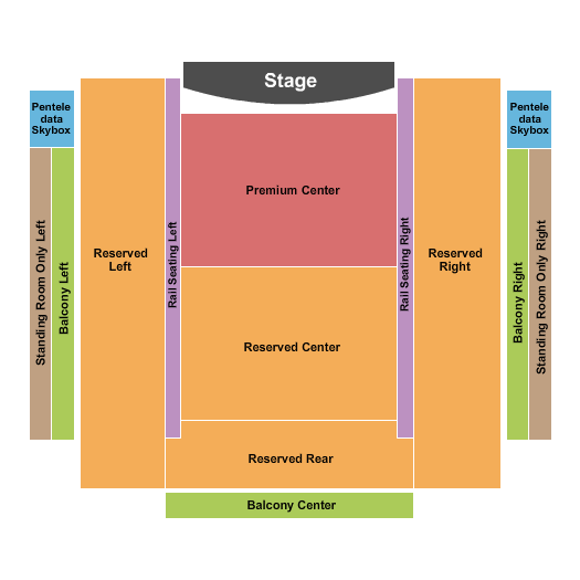 Penns Peak Seating Chart: Endstage 3