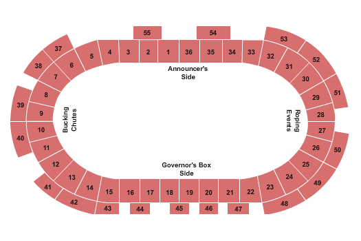 Pennsylvania Farm Show Complex & Expo Center Seating Chart: Rodeo