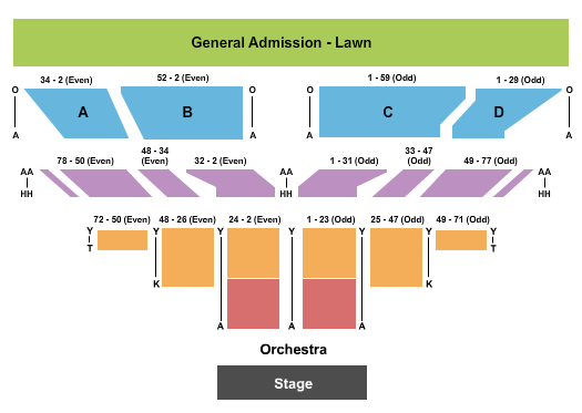 Pennysaver Amphitheater Seating Chart