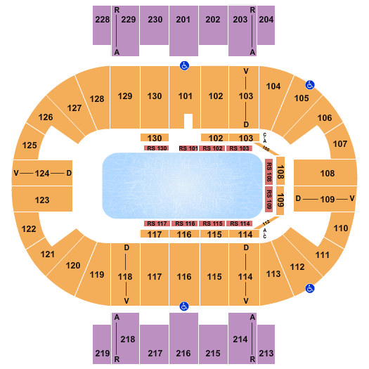 Pensacola Bay Center Seating Chart: Disney On Ice 2