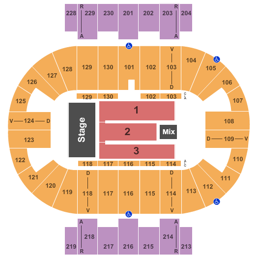 Bert Ogden Seating Chart