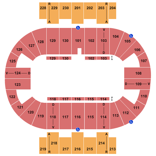 Pensacola Bay Center Seating Chart: Nitro Circus