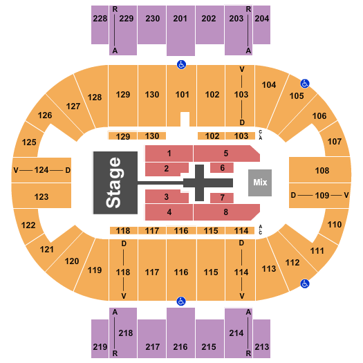 Pensacola Bay Center Seating Chart: TobyMac
