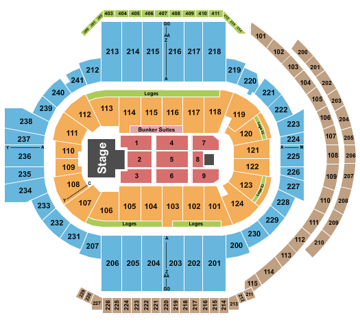 PeoplesBank Arena Seating Chart: Nick Cannon's Wild 'N Out Live