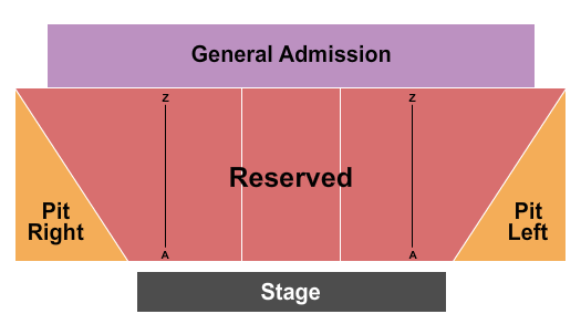 Peoria Amphitheater at Buffalo Run Casino Seating Chart: Endstage
