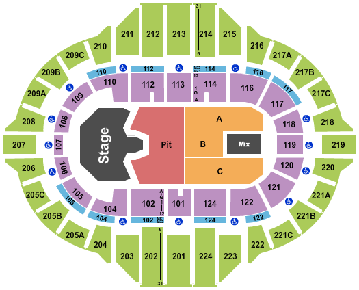 Carver Arena At Peoria Civic Center Seating Chart: Ghost