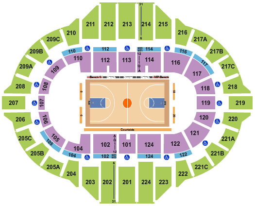 Peoria Civic Center - Arena Seating Chart: Harlem Globetrotters 2