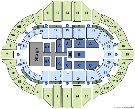 Peoria Civic Center Seating Chart