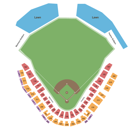 Oakland Athletics Seating Chart With Seat Numbers