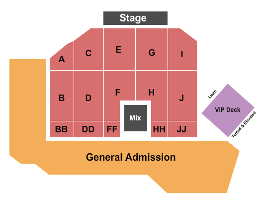 Pepsi Bayside Music Stage At National Cherry Festival Seating Chart: Endstage 3