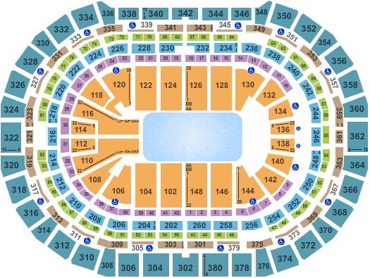 Ball Arena Seating Chart: Disney On Ice-2