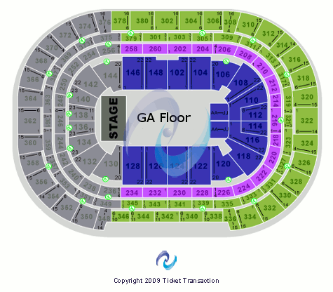 Pepsi Center Seating Chart