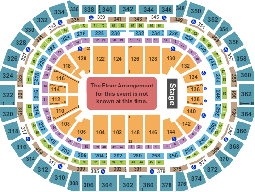 Maroon 5 United Center Seating Chart