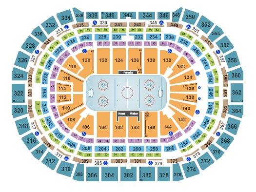 Blues Hockey Tickets Seating Chart