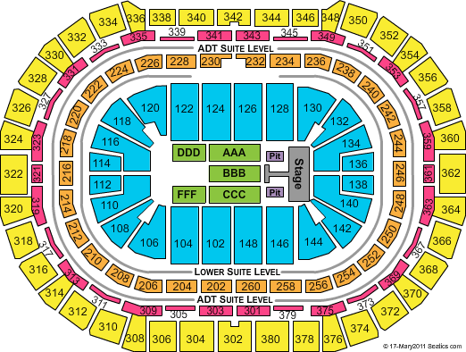 Pepsi Center Seating Chart