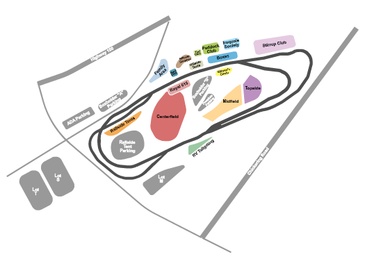Percy Warner Park Seating Chart: Racing